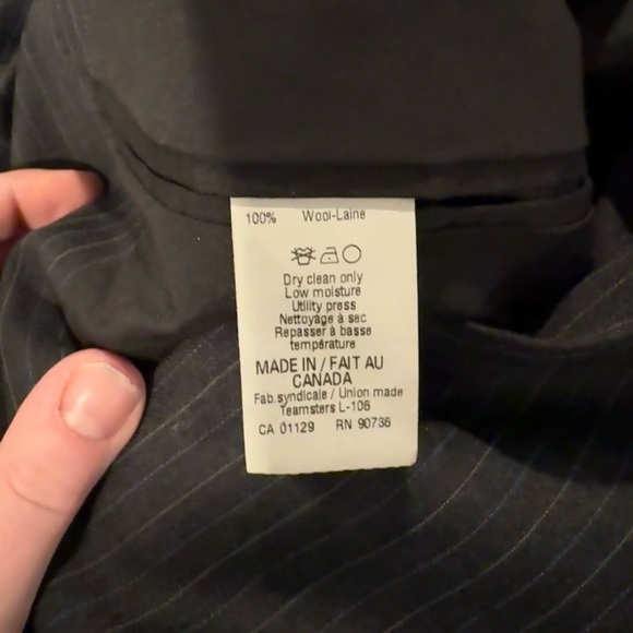 Lauren Ralph Lauren Wool Pinstripe Business Suit 44L , 38x30. - Picture 10 of 15